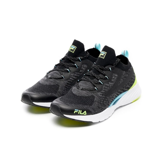 【FILA】運動鞋 慢跑鞋 男鞋 女鞋 RGB FLEX NEWDAY 中性慢跑鞋-黑(4-J533V-401)