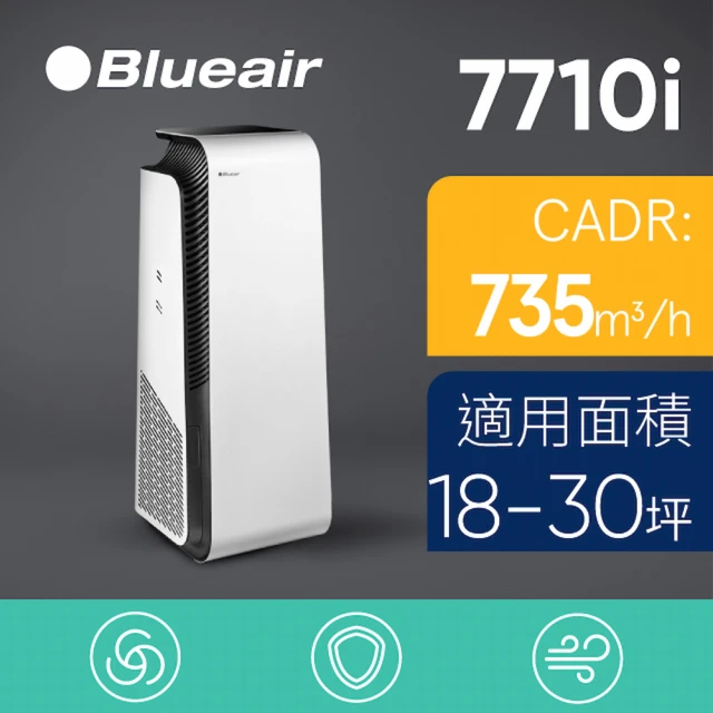 【瑞典 Blueair】旗艦款 全天候除菌 7710i 空氣清淨機(18-30坪)