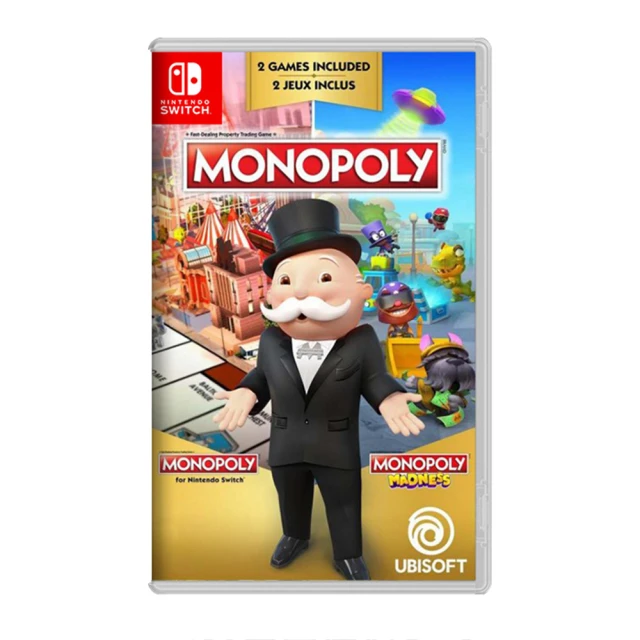 【Nintendo 任天堂】預購2021/12/09上市 ★ NS Switch 地產大亨 瘋樂+地產大亨《中文版》(一代僅有英文)