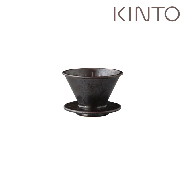 【Kinto】SCS陶瓷濾杯2杯-金屬黑/