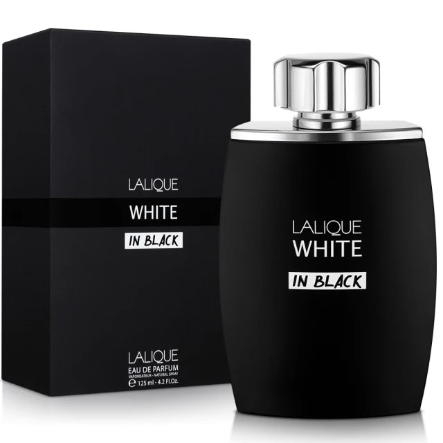 【LALIQUE 萊儷】White In Black 酷玩時尚男性淡香精125ml(原廠公司貨)