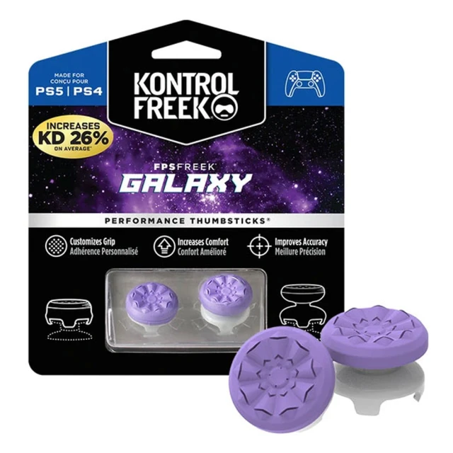 【KontrolFreek】副廠 PS5 DualSense 控制器類比蘑菇頭保護套 Freek Galaxy(2807-PS5)