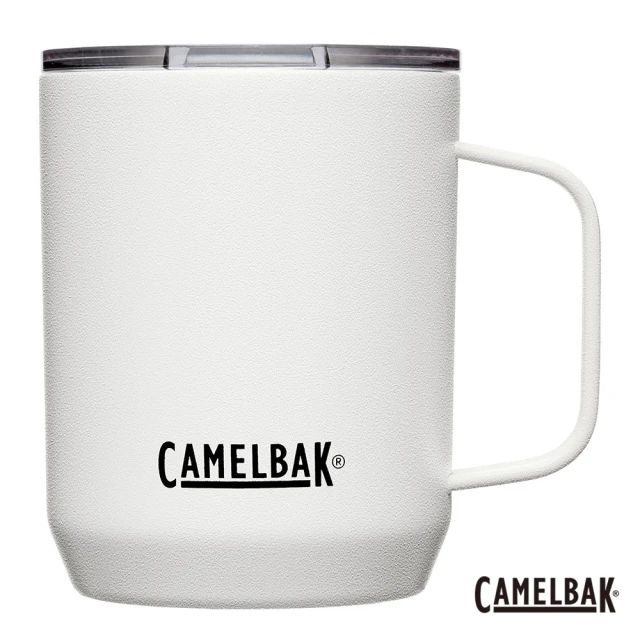 【CAMELBAK】350ml Camp Mug 不鏽鋼露營保冰/保溫馬克杯-經典白(隨行杯/保冰杯/保溫杯/環保杯)