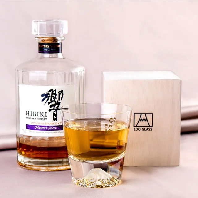 【田島硝子】日本手工吹製威士忌富士山杯(TG15-015-R)/