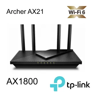 【TP-Link】Archer AX21 AX1800 雙頻 四核CPU WiFi 6 無線網路分享路由器(Wi-Fi 6分享器)