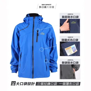 【YT shop】戶外機能網眼透氣薄款衝鋒外套(防風防潑水)