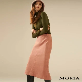 【MOMA】麂皮絨直裙(兩色)