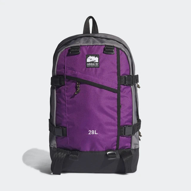 【adidas 愛迪達】ADVENTURE BACKPACK L 紫色 28L 後背包(H22713)