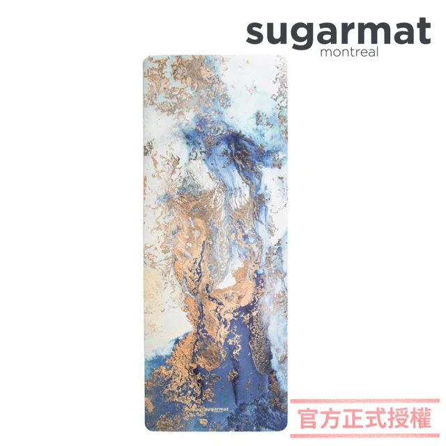 【加拿大Sugarmat】頂級加寬PU瑜珈墊 5.0mm(追夢者藍色 Dream Catcher)