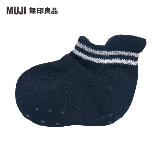 【MUJI 無印良品】幼兒棉混腳跟特殊編織淺口直角襪