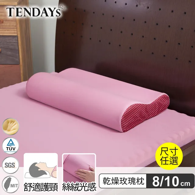 【TENDAYS】玩色柔眠記憶枕買加贈(乾燥玫瑰