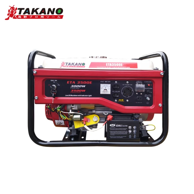 TAKANO 高野【TAKANO 高野】汽油發電機3500W-電啟動(ETA3500E)
