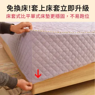【LooCa】100%石墨烯遠紅外線床墊-床套式(雙人5尺)