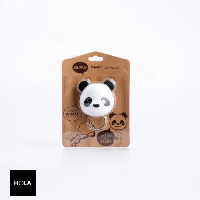 HOLA【HOLA】QUALY 熊貓鑰匙圈