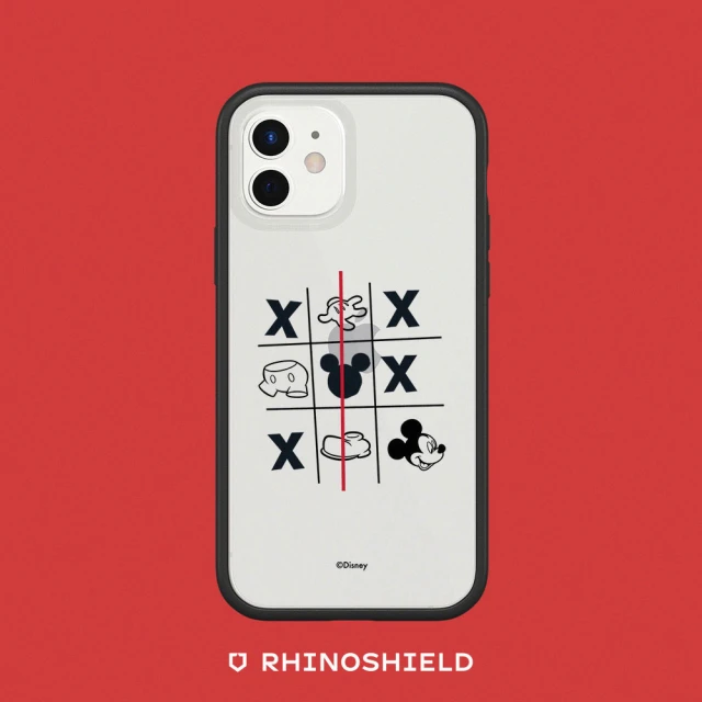 【RhinoShield 犀牛盾】iPhone 12 mini/12 Pro/Max Mod NX邊框背蓋手機殼/米奇系列-XOXO米奇(迪士尼)