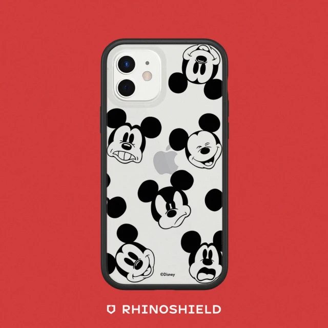 【RhinoShield 犀牛盾】iPhone 11/11 Pro/Max Mod NX邊框背蓋手機殼/米奇系列-米奇的有趣表情(迪士尼)