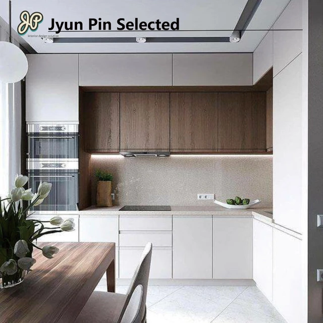 Jyun Pin 駿品裝修【Jyun Pin 駿品裝修】嚴選系統家具套裝(連工帶料 含三機/烤箱/微波爐/水槽和龍頭/防火壁板/櫥下過濾器)
