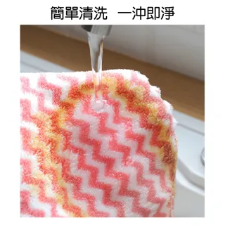 【新錸家居】日式超柔吸水親膚微絲水波紋加厚毛巾(5入特價組)