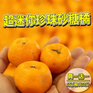 【南投中寮陳大哥-春節禮盒】超迷你珍珠砂糖橘(5斤/箱-共2箱10斤)