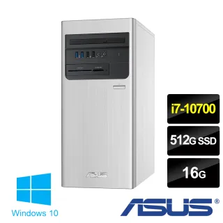 【ASUS 華碩】H-S700TA i7八核電腦(i7-10700/16G/512G SSD/W10)