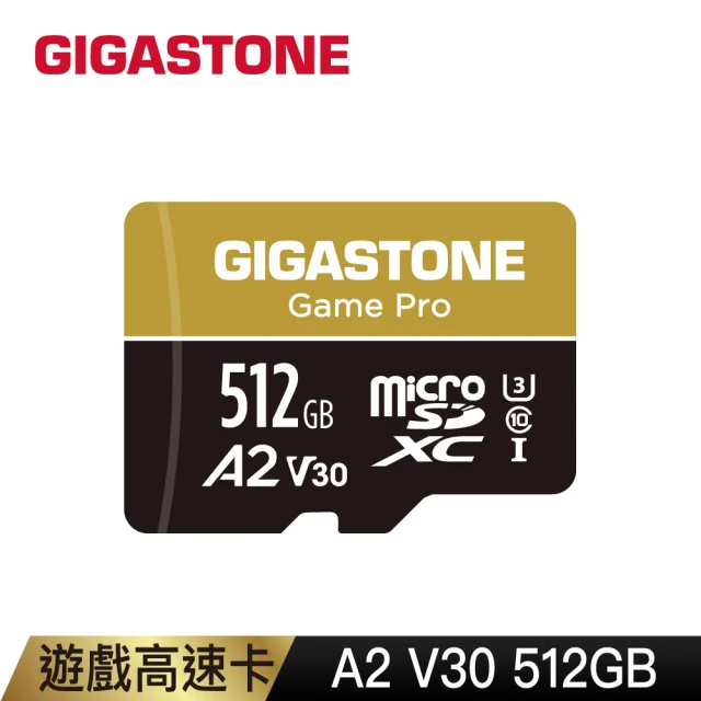 【Gigastone 立達國際】512GB micro SDXC UHS-Ⅰ U3 記憶卡(512G A2V30 高速記憶卡)