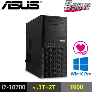 【ASUS 華碩】WS720T(i7-10700/16GB/M.2-1TB+2TB/T600/550W/W10P)