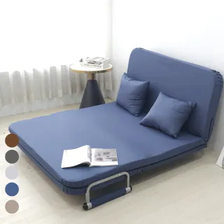 【BN-Home】Phil 菲爾特仕版2cm乳膠多段式摺疊沙發床雙人座(沙發/雙人沙發/沙發床)