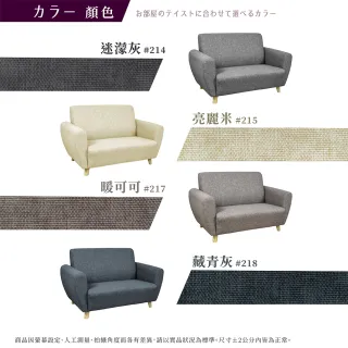 【IHouse】伊西斯 日式輕巧貓抓皮耐磨沙發 2人座