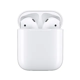 獨家保護套+掛繩組【Apple 蘋果】AirPods 2代 藍芽耳機搭配充電盒