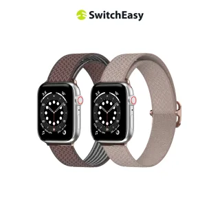 【Apple 蘋果】Apple Watch S7 GPS 45mm ★SwitchEasy彈力錶帶組