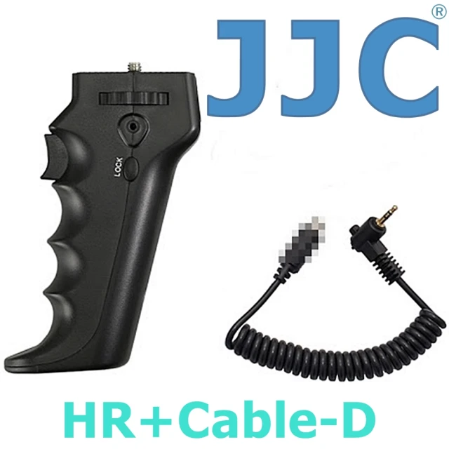 【JJC】手把手槍把快門線HR+Cable-D(相容徠卡Leica CR-DC1和松下Panasonic DMW-RLS1)