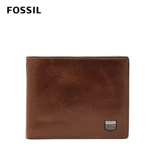 【FOSSIL】Jesse 真皮證件格零錢袋皮夾-干邑色 ML4310222