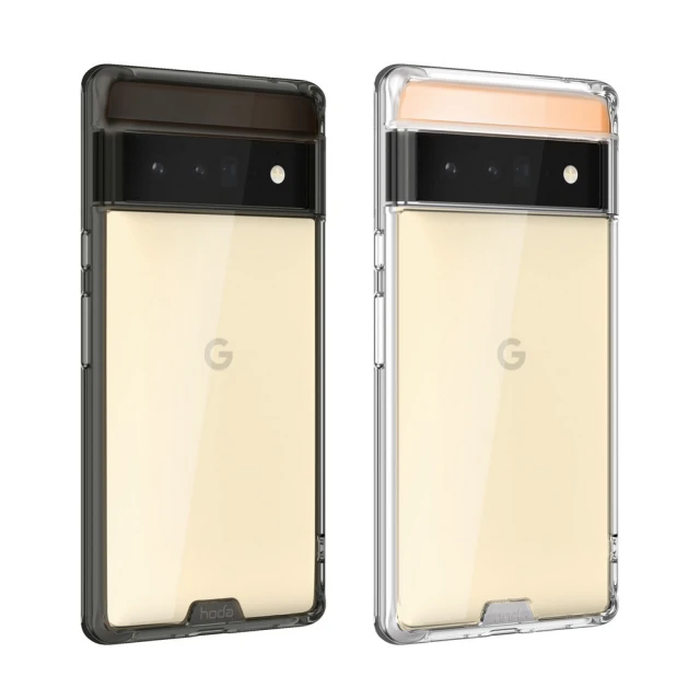 【HODA】Google Pixel 6 Pro 晶石鋼化玻璃軍規防摔保護殼(透明)