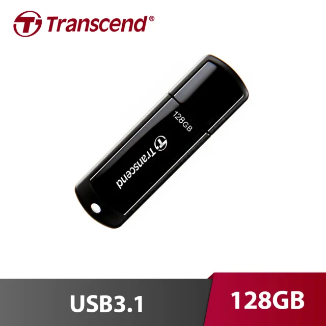 【Transcend 創見】JetFlash 700 128G  USB3.1隨身碟 黑(TS128GJF700)