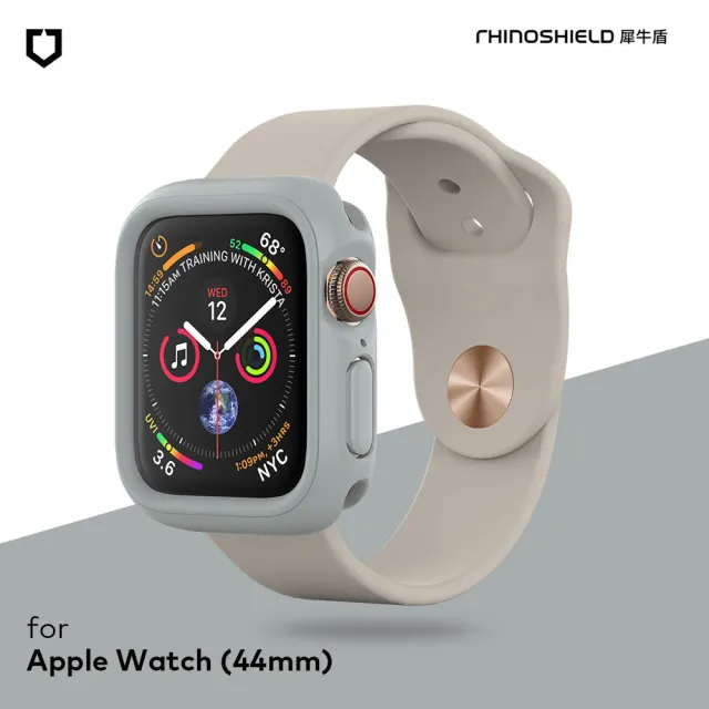 【Apple 蘋果】Apple Watch SE GPS 44mm★犀牛盾防摔錶殼組(鋁金屬錶殼搭配運動型錶帶)