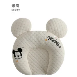 【Disney 迪士尼】嬰兒彩棉透氣定型枕 寶寶定型枕(嬰兒 寶寶 定型枕 平輸品)