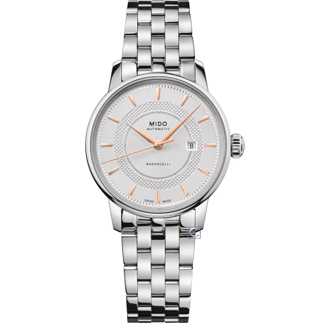 【MIDO 美度】Baroncelli Signature 永恆系列經典女錶(M0372071103101)