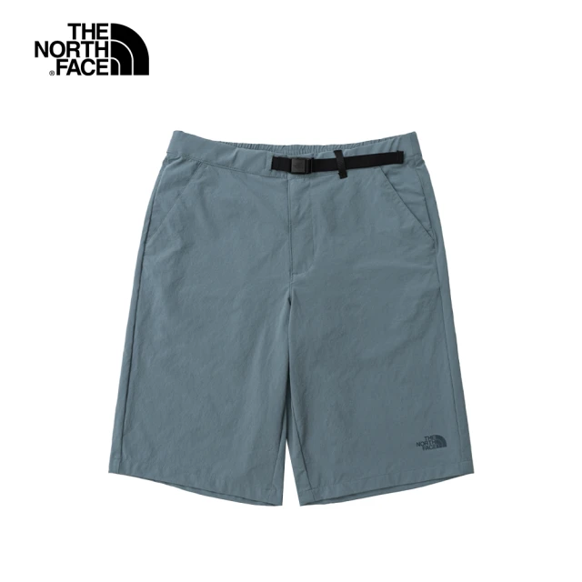 The North Face【The North Face】北面男款藍色吸濕排汗休閒短褲｜46KZA9L