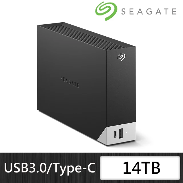 【SEAGATE 希捷】One Touch Hub 14TB 外接硬碟(STLC14000400)