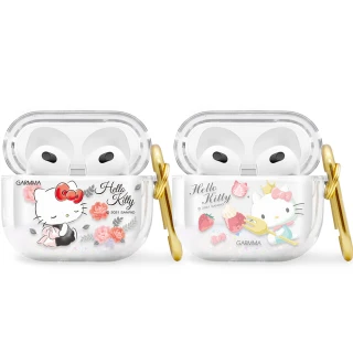 【GARMMA】AirPods 3代 Hello Kitty 藍牙耳機流沙保護套
