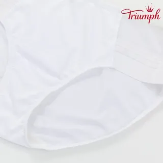 【Triumph 黛安芬】自在沁涼系列超細纖維透氣包覆中腰平口內褲 M-EL(奶油色)