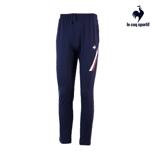 【LE COQ SPORTIF 公雞】運動生活針織運動長褲 男女-3色-LWP81171_LWP82171