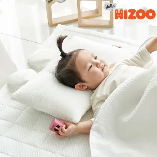 【韓國 Hello HiZoo】3D Aqua Mesh涼感兔耳造型抗菌防蟎雙面枕(涼感枕/護脊/護頸枕)