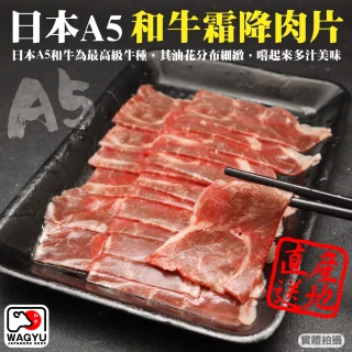 【三頓飯】日本A5和牛熟成霜降肉片(6盒_100g/盒)