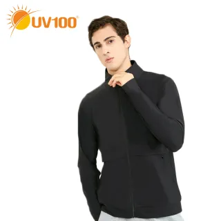 【UV100】抗UV-冰纖透氣網格立領外套-男AD22028(冰纖涼感、防曬、立領外套、透氣)
