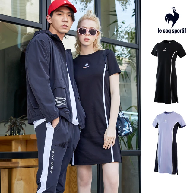 【LE COQ SPORTIF 公雞】潮流運動長版短袖T恤 女-2色-LWP22121