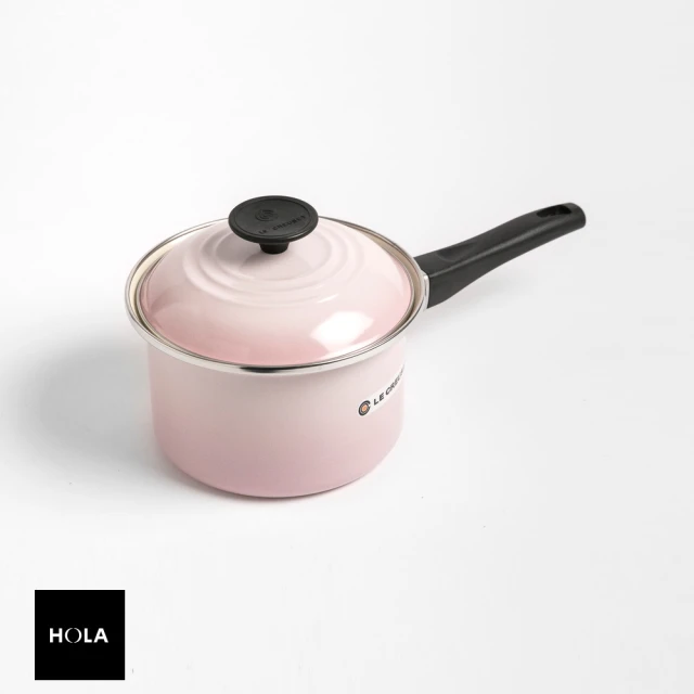 【HOLA】Le Creuset 琺瑯單柄調理鍋16cm 貝殼粉