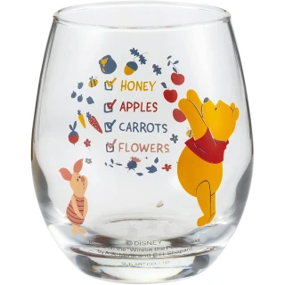 【sunart】香甜蘋果系列 玻璃杯 迪士尼 小熊維尼 330ml(餐具雜貨)
