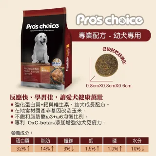 【博士巧思】幼犬專業配方 7.5Kgx2包(狗飼料 狗糧 寵物飼料 狗乾糧)