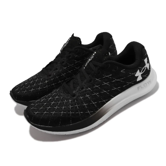 【UNDER ARMOUR】慢跑鞋 Flow Velociti Wind 2 男鞋 黑白 漸層 路跑 獨角獸(3024903001)